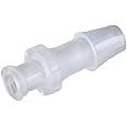BleedZone - Female 1/4" Hose Barb Fitting PP Polypropylene Hose, 25x Luer Lock Adapter for Laboratory Equipment, Syringe, Hose Connector