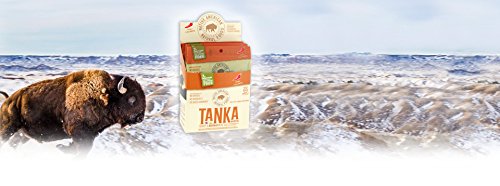 Gluten Free Meat Bar Bites with Buffalo and Cranberries, Beef Jerky Alternative, Chile Caliente by Tanka, 3 Ounce Bag, Pack of 6