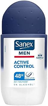 Sanex Men Active Control Antiperspirant Roll On Deodorant 50ml Normal Skin view 2
