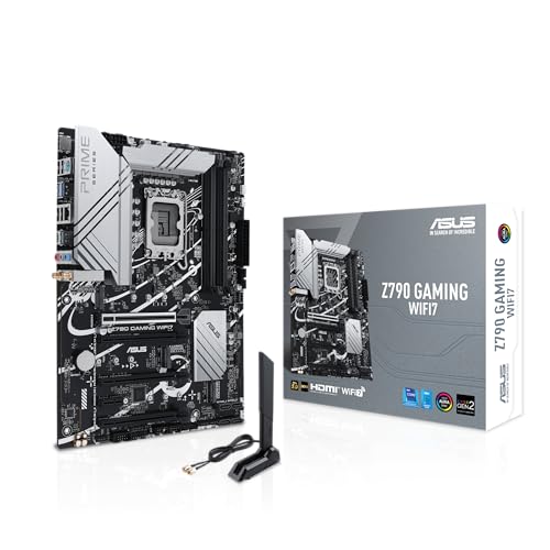 ASUS Z790 GAMING WIFI7 (LGA 1700) ATX motherboard with PCIe 5.0, three M.2 slot…