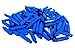 1000 Pieces Blue Gel Wet B Connectors Telephone Alarm Wire Crimp Beanies Splice