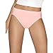 Hanes Women's Ultimate Cotton Hi-Cut Panties Assorted Colors & Prints 4-Pack