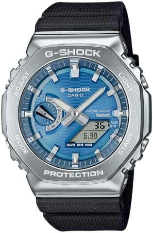 Amazon.com: G-Shock Casio G-Steel Solar Connected Blue Dial Black