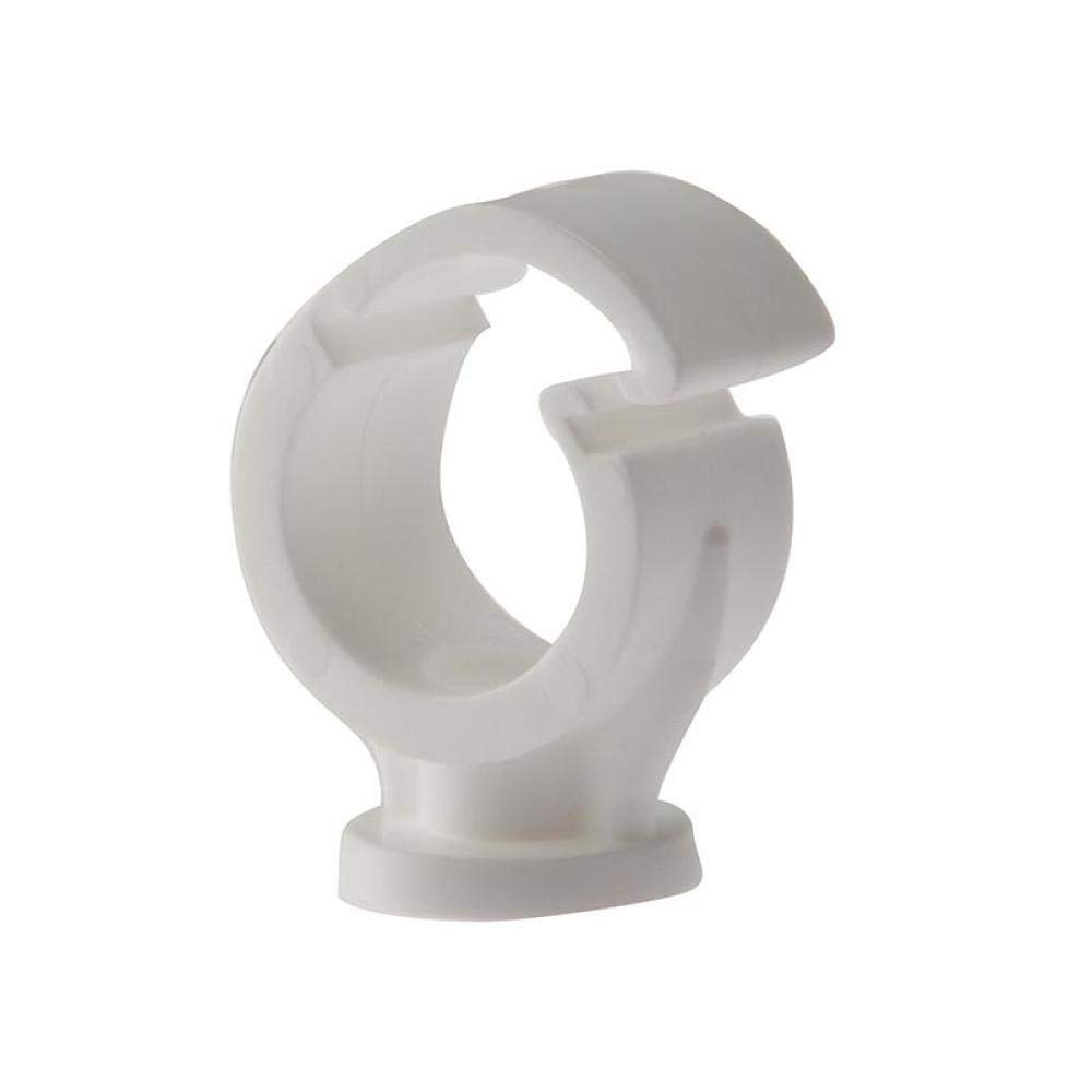 ForgeFix Pipe Clip - Single Cliplock - 15mm - White - Box 100