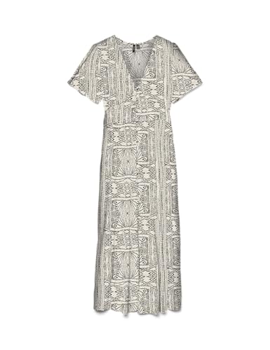 VERO MODA Vmmenny SS 7/8 Detial Dress WVN Ga, Avena, M