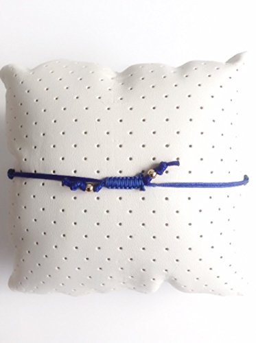 Valentines Bracelets for Women Adjustable Friendship Blue Heart Zirconia Connector