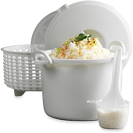 15-Cup Microwave Rice Cooker Set by Tabletops comes with Top rack dishwasher safe