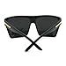 Black Polarized Lens Super Oversized Retro Square Sunglasses Unisex