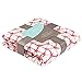aden + anais Silky Soft Dream Blanket | 100% Viscose Bamboo Muslin Baby Blankets for Girls & Boys | Ideal Newborn Nursery & Crib Blanket | Unisex Toddler & Infant Boutique Bedding, Berry Shibori