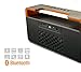 Portable Wireless Bluetooth Stereo Speaker with 10W Powerful Sound Enhanced Bass Surround Subwoofer FM Radio LED Display