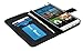 HTC M9 Case, rooCASE [Stand Feature] HTC One M9 Wallet Case [Prestige Folio] - Premium Soft PU Leather Wallet Case Flip Cover with Stand and Credit Card ID Holders for HTC One M9 (2015) Model - Black