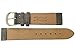 Fluco 20mm Dark Grey Suede Leather Watch Strap
