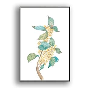 wall26 Framed Canvas Wall Art Beautiful Flowers in...