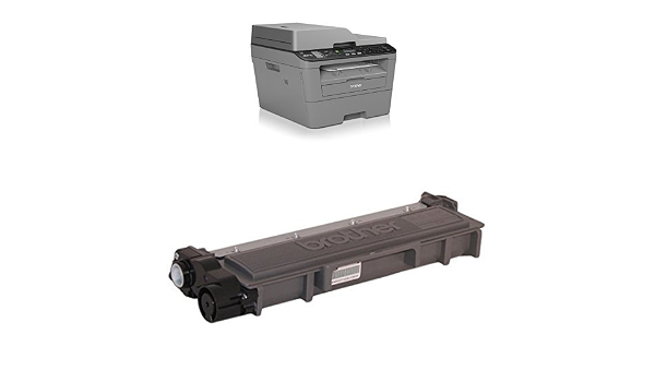 Brother MFC-L2700DW - Impresora multifunción láser monocromo compacto  (WiFi, fax, impresión automática a doble cara), color gris + Brother TN2320  - Tóner negro (duración estimada: 2.600 páginas según ISO/IEC 19752) :  Amazon.es: Informática