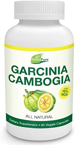 Garcinia Cambogia: Highest Bio-Availability- 100% Pure - Weight Management &amp; Mood Enhancer - Natural Appetite Suppressant &amp; Weight Loss Supplement - Lose Belly Fat Fast - 1600mg - 100% Money Back