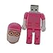 Aneew 16GB 2.0 Pink Hat Doctor Surgeon Robot Hospital USB Flash Drive Memory Stick Pendrive Thumb Graduation Gift for Medical Staff