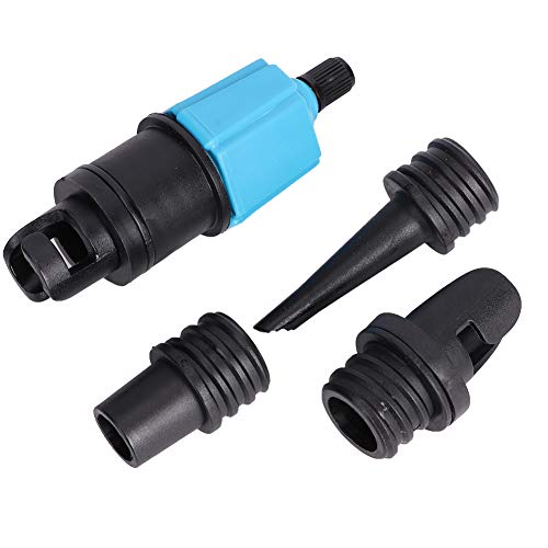 RiToEasysports Inflatable Adapter Pump Compressor with 3 Air Faucets for Paddle Board Canoe Air Valve Converter Boating
