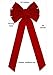 Iconikal 10-Loop Velvet Bows, Red, 11.5 x 26-Inch, 6-Pack