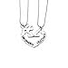 Kingbell Couple Set Necklace Her buck&his doe (Her Buck His Doe) Lover Elk