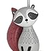 Lambs & Ivy Little Woodland Raccoon Lamp with Shade & Bulb, Pink/White