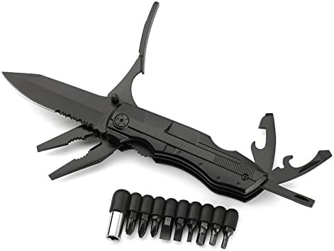 ShengHai 15-in-1 Multitool Knife,Use for Outdoor Survival 、Camping、Fishing、Hiking & For Your House and Office