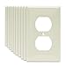 ENERLITES Duplex Receptacle Outlet Wall Plate, Size 1-Gang 4.50