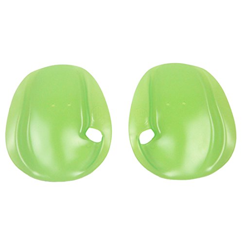 Iusun Swimming Paddles, 1 Pair Hand Paddles Webbed Diving Gloves Training Agility Swim Float Paddle (Green, M)