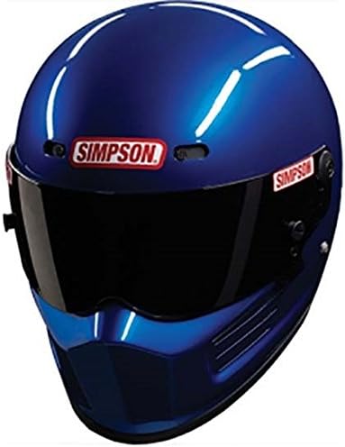Simpson Helmets 6210035 Super Bandit Helmet SA2015 Certified Large Blue