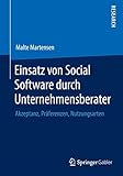 Image de Einsatz von Social Software durch Unternehmensberater: Akzeptanz, Präferenzen, Nutzungsarten (German Edition)