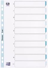 Oxford A4 Plastic 10-Part Dividers Multi-Colored Tabs Tear-Resistant Wipe-Clean view 4