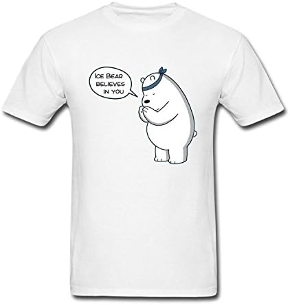 ATT97 Men's Ice Bear Custom Believes In You We Bare Bears T Shirt