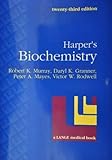Harper's Biochemistry, Murray, Robert, 0838535623