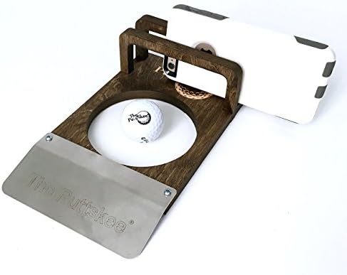 The PuttCAM- Portable Putt Training Camera Holder (Baltic Birch, Stainless Steel, Handcrafted in America) Great for Office, Home, Golf Course