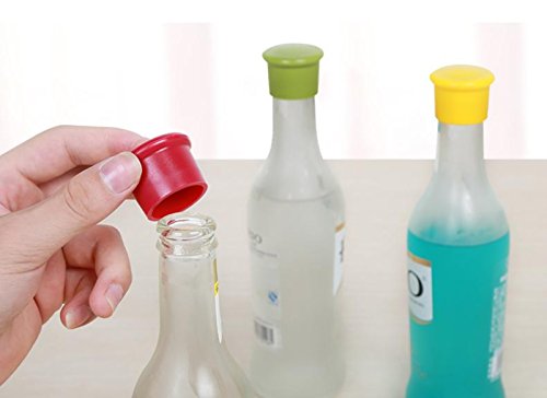 Ptk12 New Arrival Creative Silicone Rubber Wine Beer Bottle Stopper Cap Cover Sealer