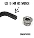 Oxygen Sensor Plug Stainless Steel M18 x 1.5 Metric Threading with Copper Washer