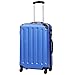 Goplus 3Pcs Luggage Set, Hardside Travel Rolling Suitcase, 20/24/28 Rolling Luggage Upright, Hardshell Spinner Luggage Set with Telescoping Handle, Coded Lock Travel Trolley Case (Blue)