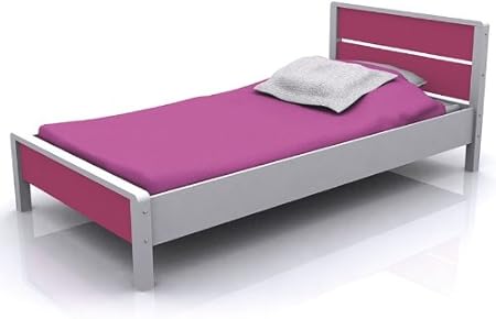 pink single bed frame