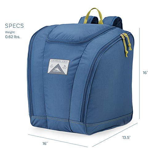 image for High Sierra Trapezoid Ski Boot Bag Backpack with Compression Straps an