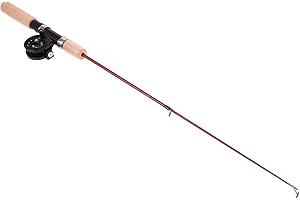 Tofficu Telescopic Ice Fishing Rod and Reel Set with Ultra-Light Collapsible Pole and Enhanced Bite