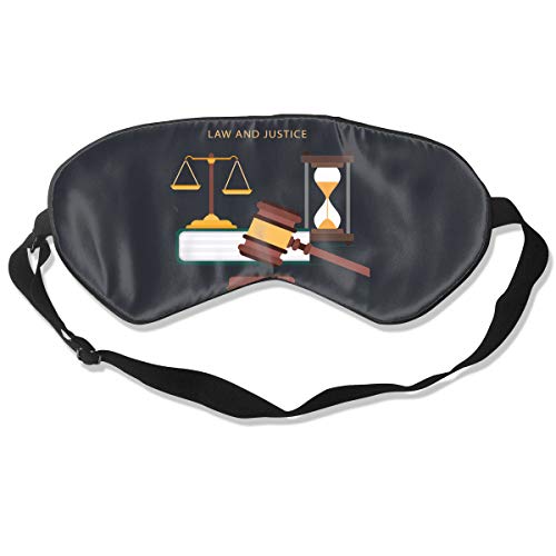 Sleep Mask Law and Justice Eye Cover Blackout Eye Masks,Breathable Blindfold