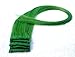18 Inch High light Clip in Human Hair Extensions 100% Straight Clip on Party Highlights Colored Hair Extensions 6 Pieces/set (Green)