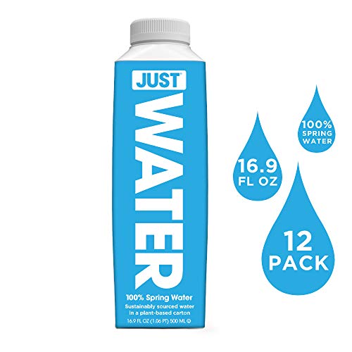 JUST Water, Premium Pure Still Spring Water in an Eco-Friendly BPA Free Plant-Based Bottle - Naturally Alkaline, High 8…
