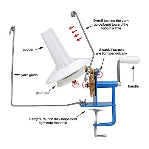 5 Winder+Winding+Knitting+Operated+Scissors