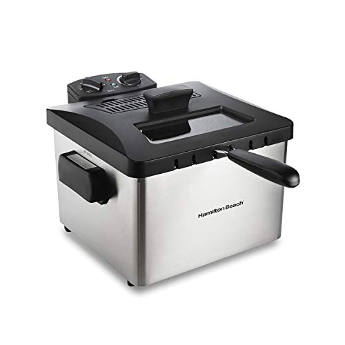Hamilton Beach Professional Style Electric Deep Fryer, Lid with View