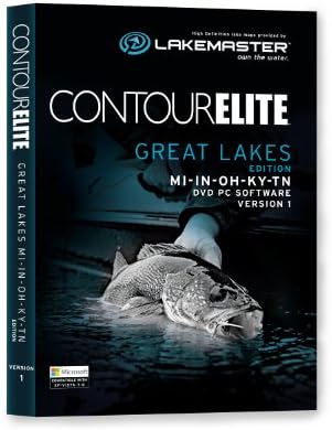 Lakemaster 6000161 Contour Elite Mapping Software - Great Lakes