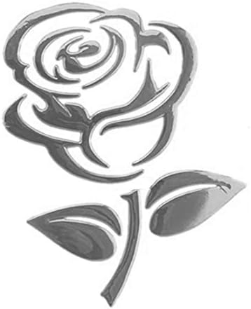 Kitbakechen 3D Stereoscopic Rose Flower Scratches Car Stickers Car Stickers Personalized Car Stickers