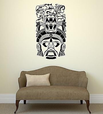 Wall Stickers Vinyl Decal Shaman Mask Inca Latin America (ig2052)
