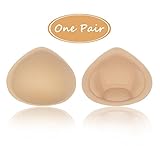 Songwin Bra Pads,Bra Insert Comfortable for Swimsuits,Workouts, Mastectomy(1 Pair).