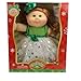 2017 Holiday Edition Cabbage Patch Doll Strawberry Blonde, White and Green Dress