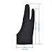TFY Artist's Drawing Glove with Two Fingers for Graphics Tablets, Tablet Monitors and Sketch Painting – 1 Piece